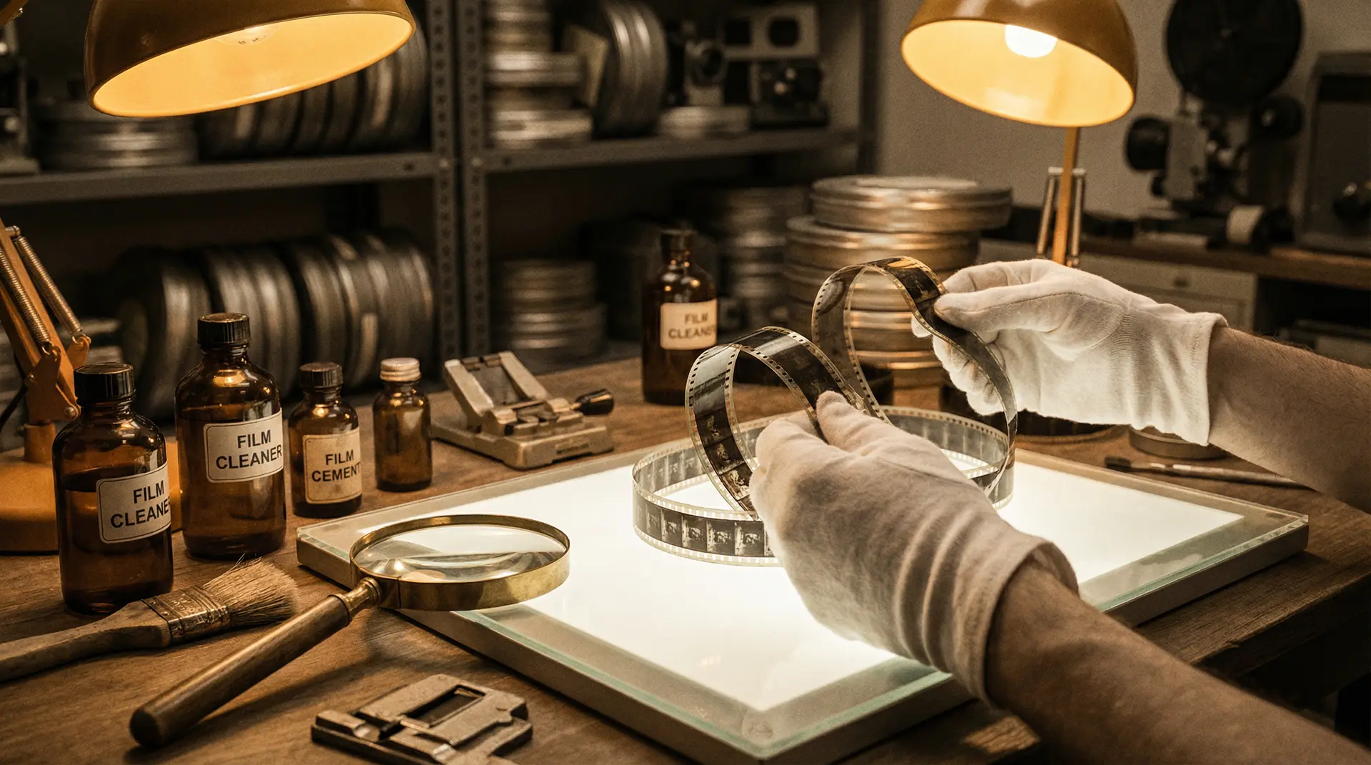 修复师手记 - 经典 少妇视频 胶片修复工作台